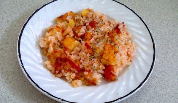 Постен ориз с картофки