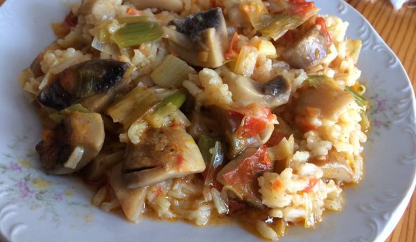 Постен Славянски гювеч с гъби