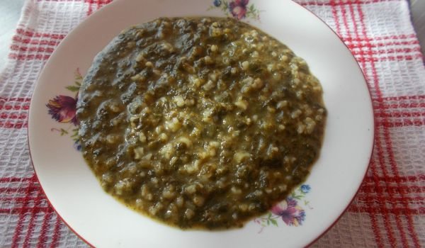 Постен спанак с ориз