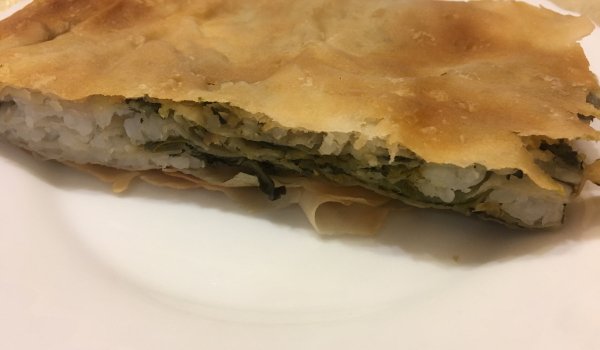 Постна баница с лапад по рецепта на баба
