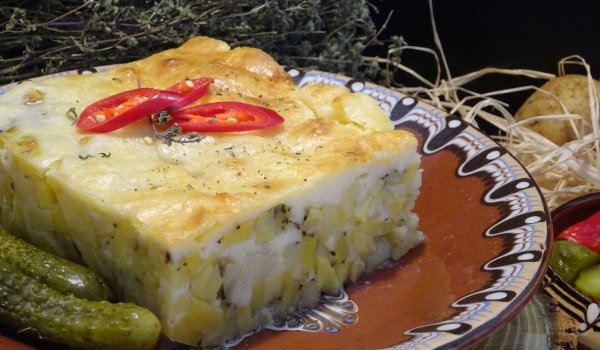 Постна картофена мусака