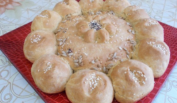 Постна содена питка с мая