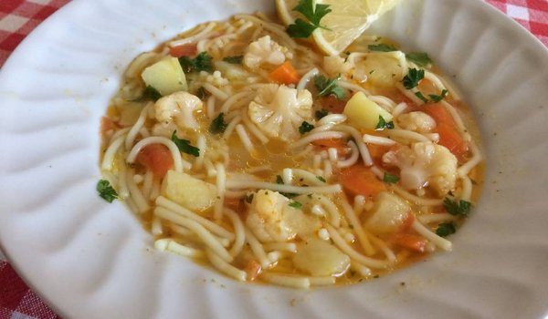 Постна супа с карфиол