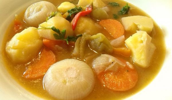 Постна зеленчукова яхния