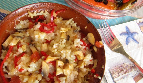 Постни Гювечета с Ориз