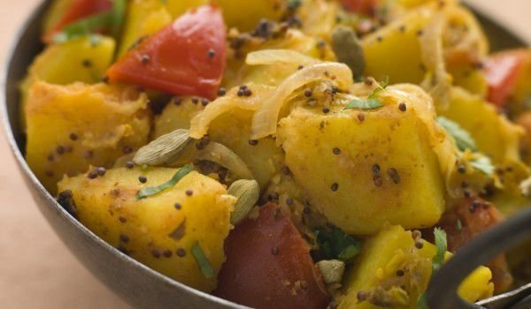 Постни картофи по испански