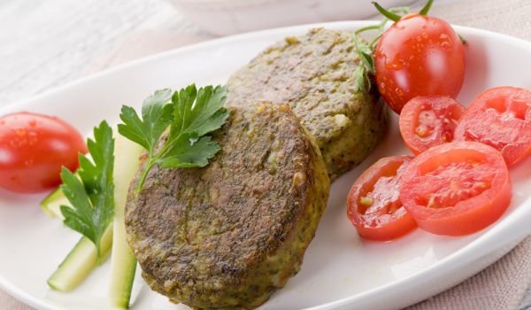 Постни кюфтета със спанак и ориз