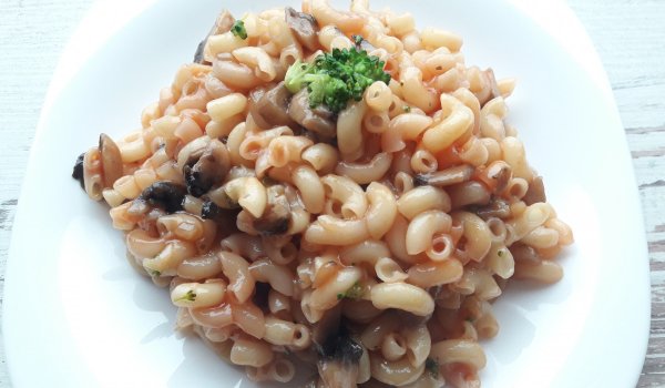 Постни Макарони с Гъби