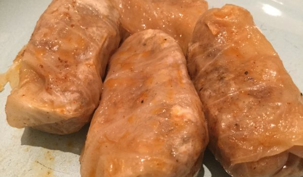 Постни сарми с булгур, ориз и гъби