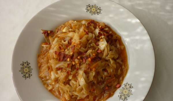 Постно кисело зеле