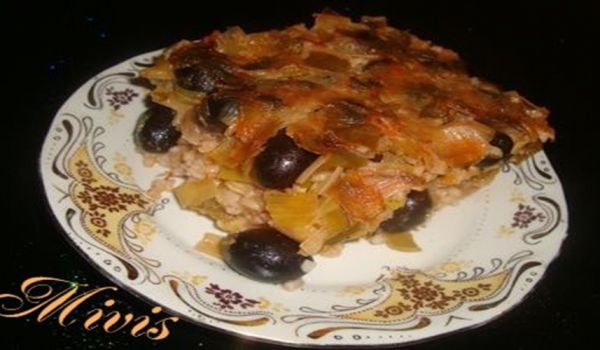 Празена пита с маслини