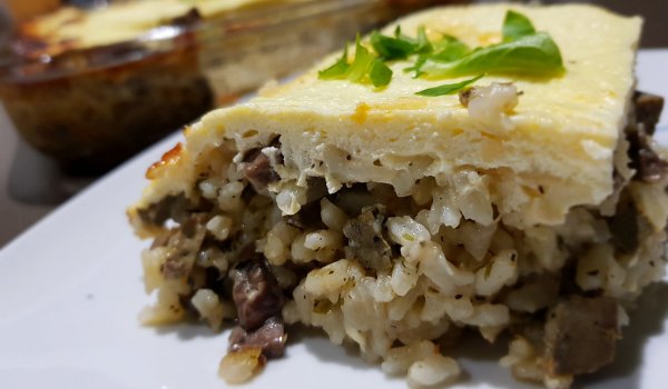 Празнична агнешка дроб сарма