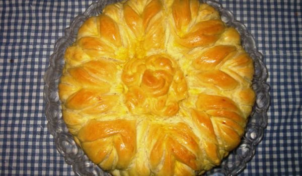 Празнична погача със сметана