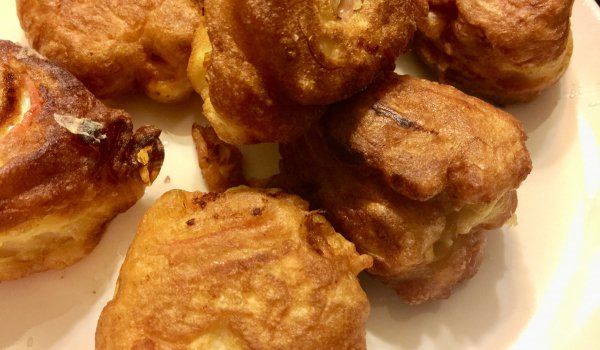 Предястие от панирани хапки с кори за баница