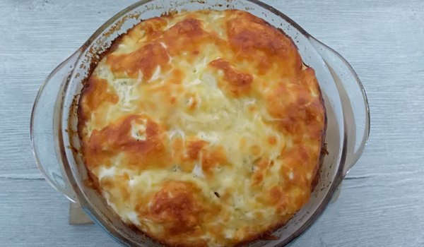 Предястие от тиквички и сирене на фурна