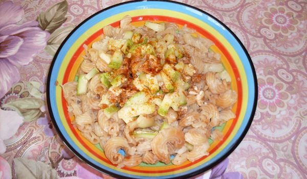 Препечени макарони с тиквички