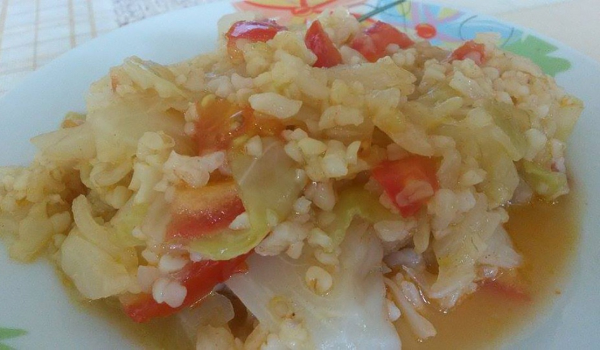 Прясно зеле с ориз и домати - Моята Рецепта