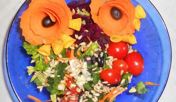 Пролетна салата минзухари