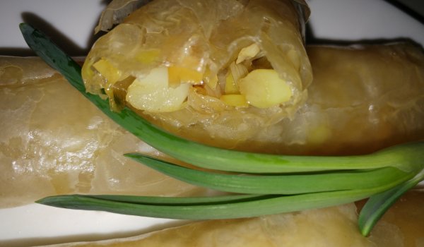 Пролетни рулца със зеленчуци