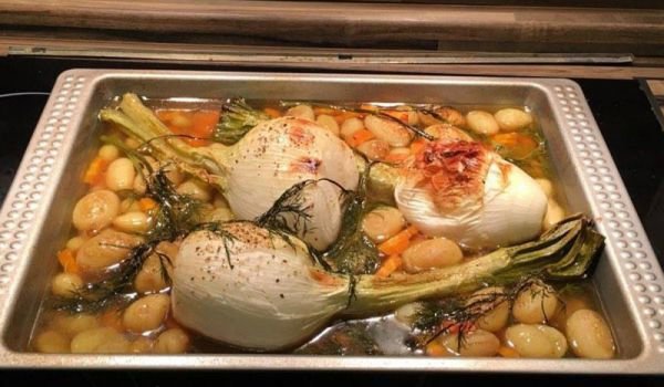 Пролетни зеленчуци на фурна