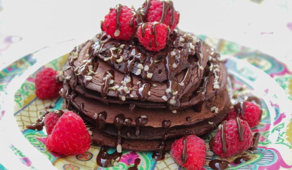 Протеиново-шоколадови конопени палачинки