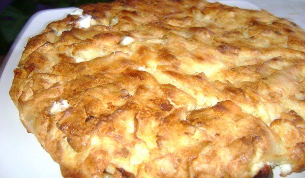 Пухкава баничка с юфка