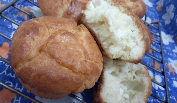 Пухкави солени мъфини с нишесте и брашно