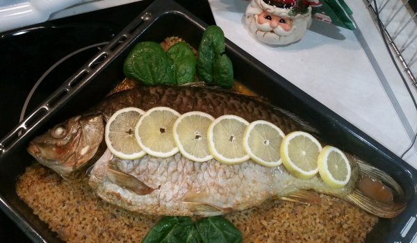 Пълнен шаран с ориз