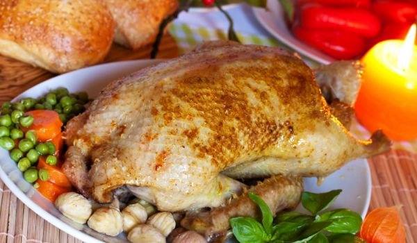 Пълнена патица с кестени