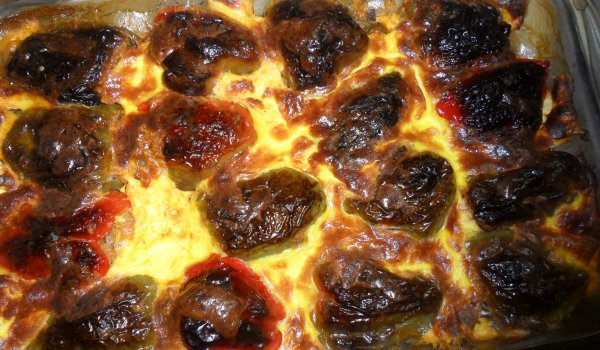 Пълнени чушки по селски със заливка