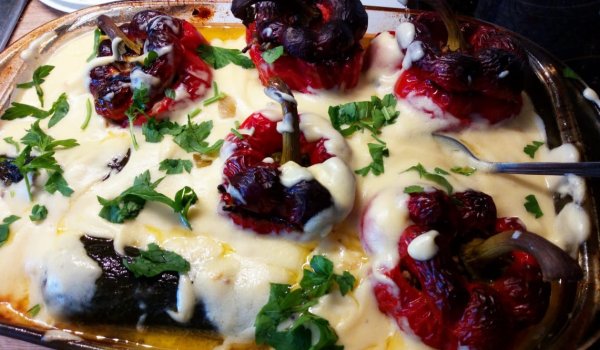 Пълнени чушки с кайма без ориз