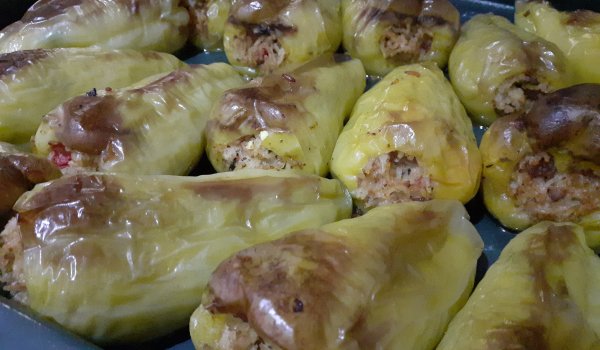 Пълнени чушки с ориз басмати
