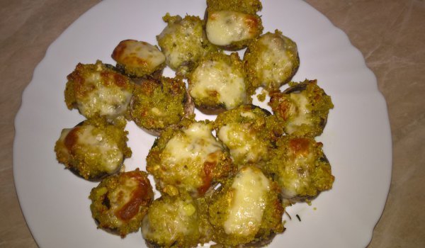 Пълнени гъби с киноа