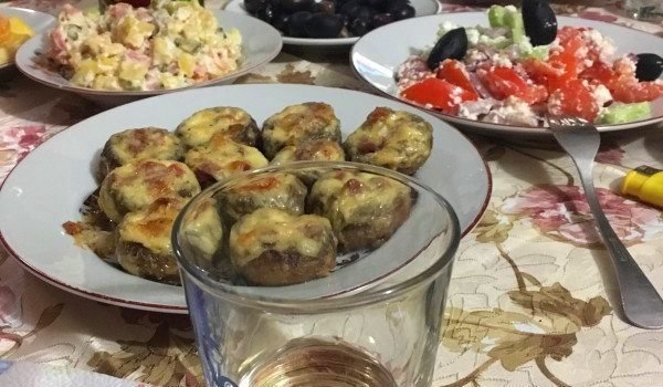 Пълнени гъбки с филе Елена