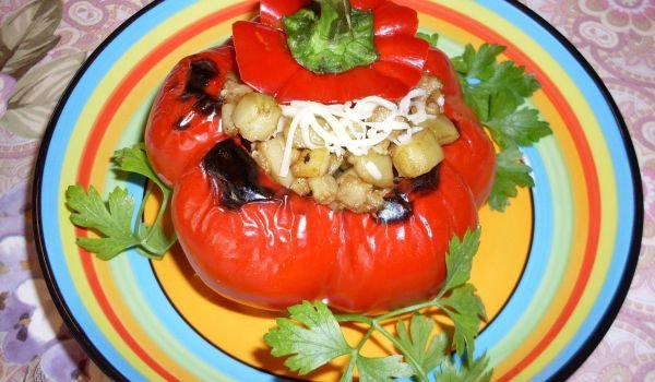 Пълнени камби с бял патладжан