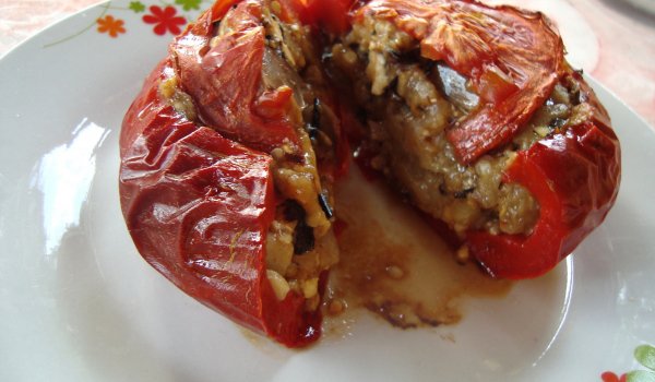Пълнени камби с патладжан и сирене
