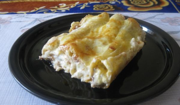 Пълнени канелони с кайма