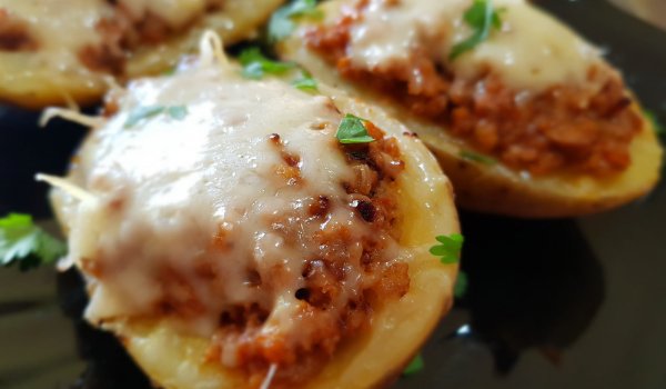 Пълнени картофи във фолио