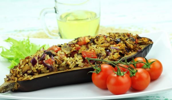 Пълнени патладжани с ориз