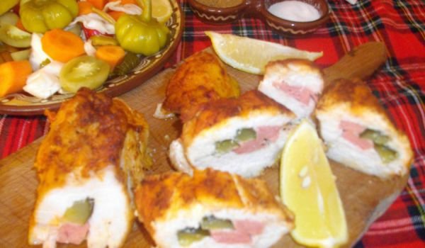 Пълнени пилешки гърди