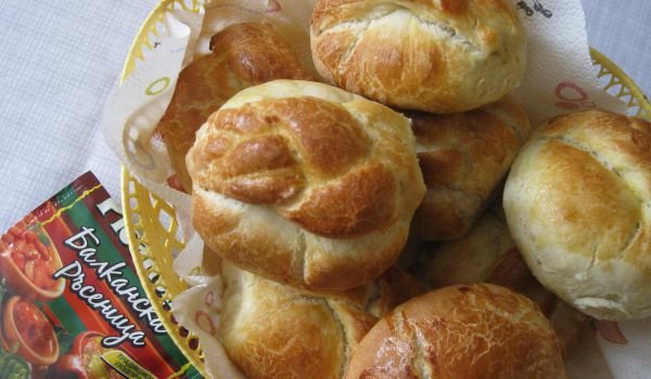 Пълнени питки с плитка