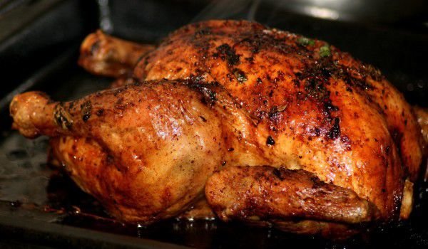 Пълнено пиле със сарми