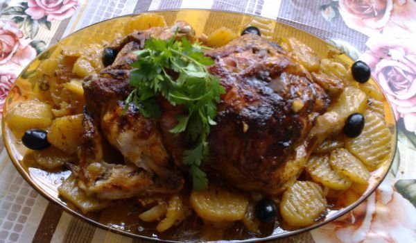 Пълнено пиле със сирена