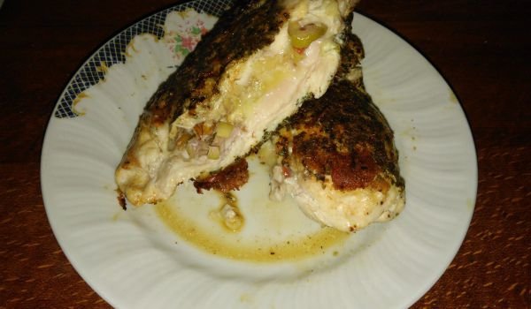 Пълнено пилешко филе