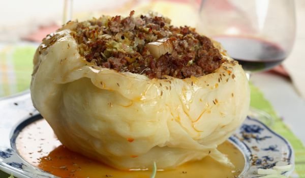 Пълнено зеле по френски