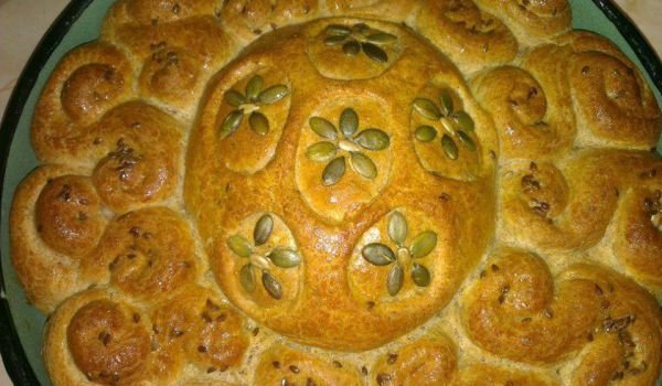 Пълнозърнеста питка с ленено семе