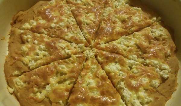 Пълнозърнеста пърленка с кашкавал и сирене