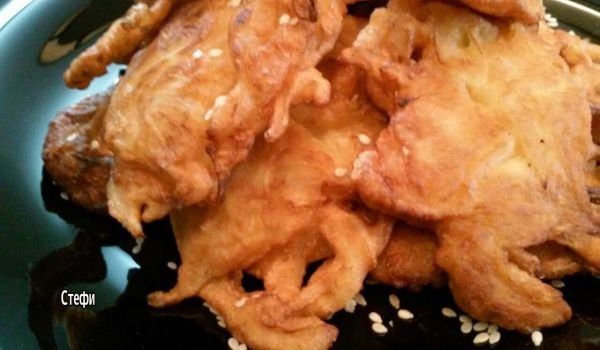 Пържен лук по индийски