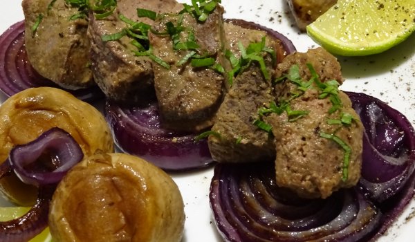 Пържен свински дроб в масло