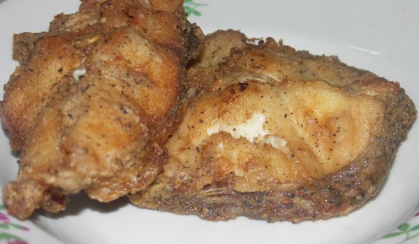 Пържена щука (предварително маринована)